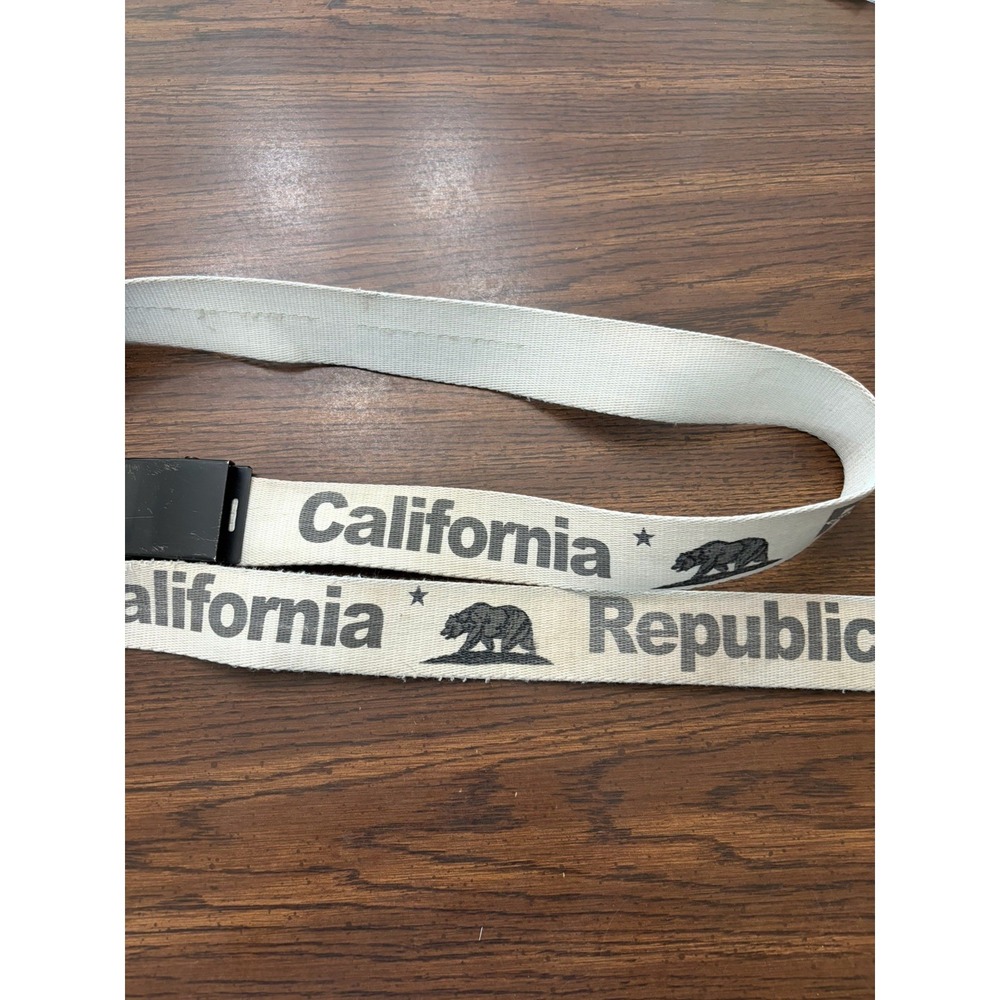 Carbon Elements California Republic Canvas Belt One Size Unisex